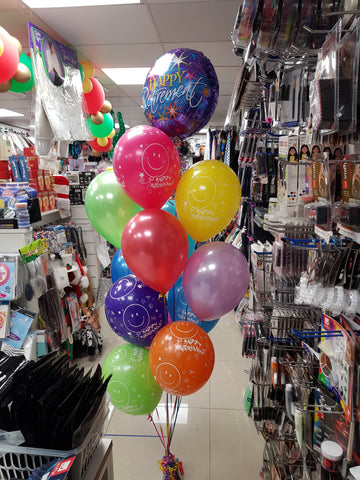 Rainbow Retirement Mega Balloon Bouquet