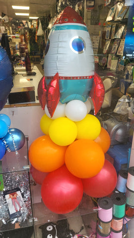 Rocket Supershape balloon column