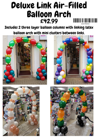 Double Link Air-filled Balloon Arch