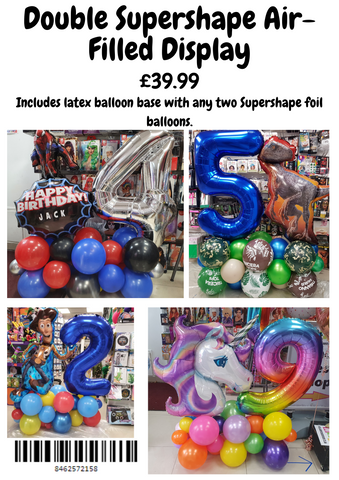 Double Supershape Balloon Display