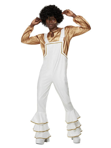 Men's White Disco Trousers – Midlands Fancy Dress Redditch