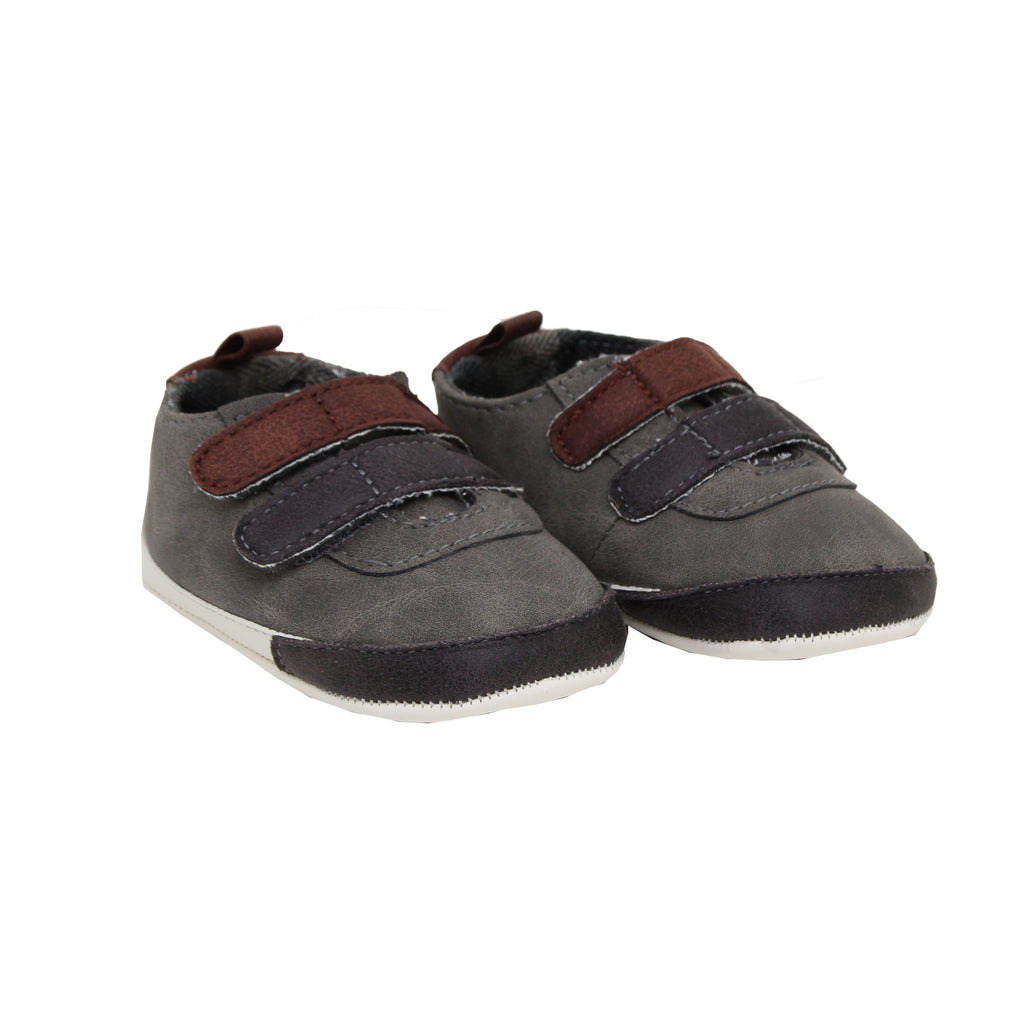 Goldbug Baby Boys Soft Sole Velcro Faux 