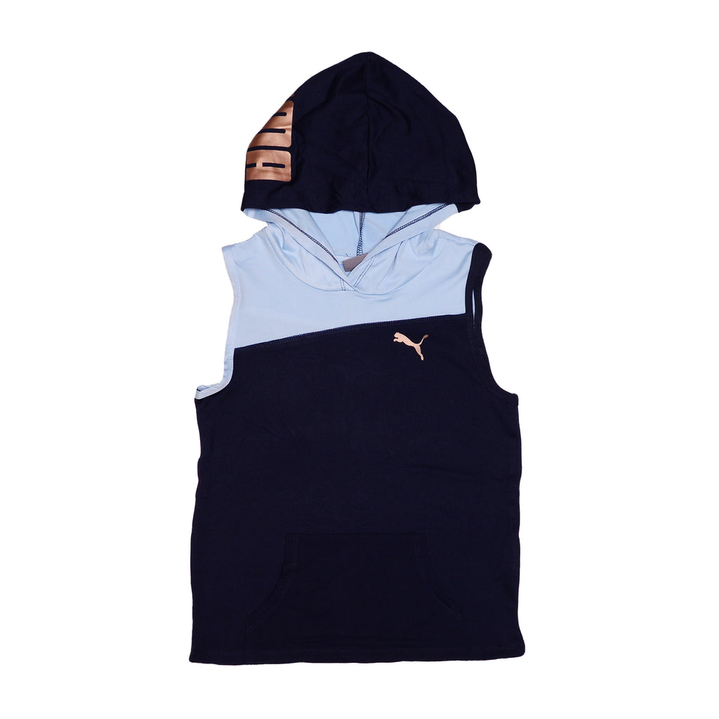 light blue puma hoodie