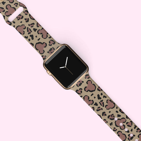 pink leopard apple watch band