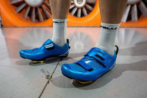 Wind Tunnel Test Results of VeloVetta Monarch Cycling Shoe vs. Shimano TR-9
