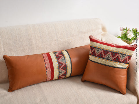 Leather Pillows, Moroccan Leather Pillows