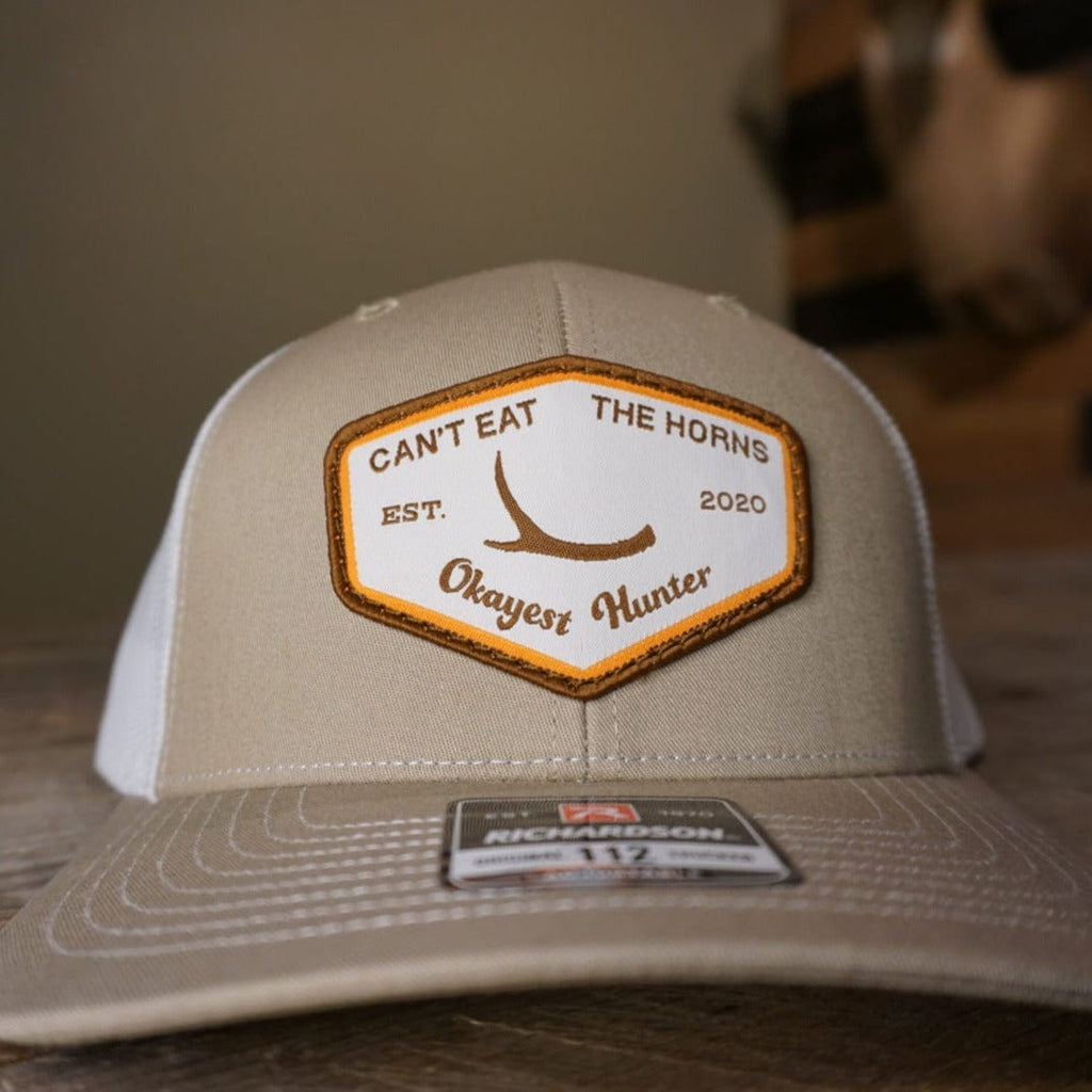 khaki-white-cant-eat-the-horns-patch-hat