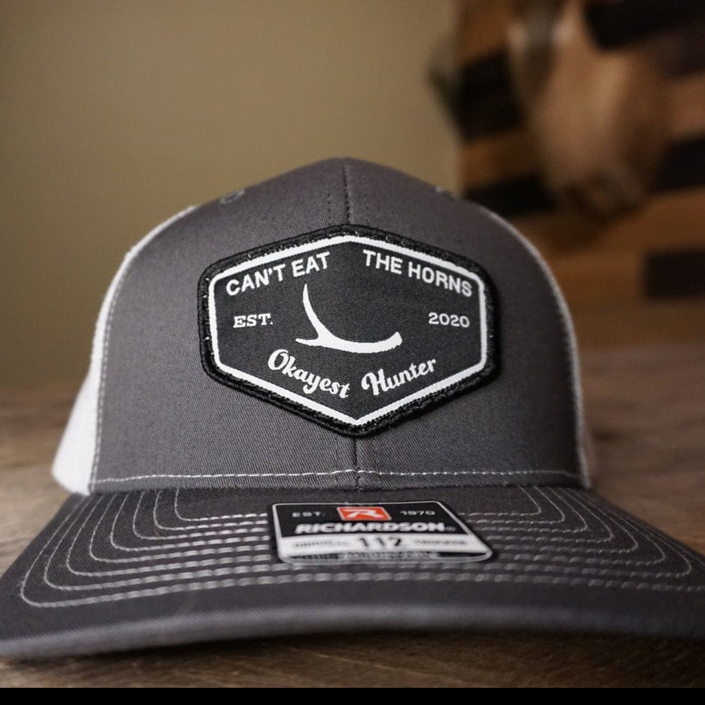 charcoal-white-cant-eat-the-horns-patch-hat