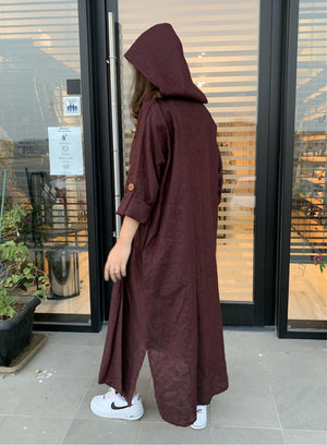 
                
                    Load image into Gallery viewer, The Zoey Abaya - Hoodie Daily-wear - Online Shopping - The Untitled Project
                
            