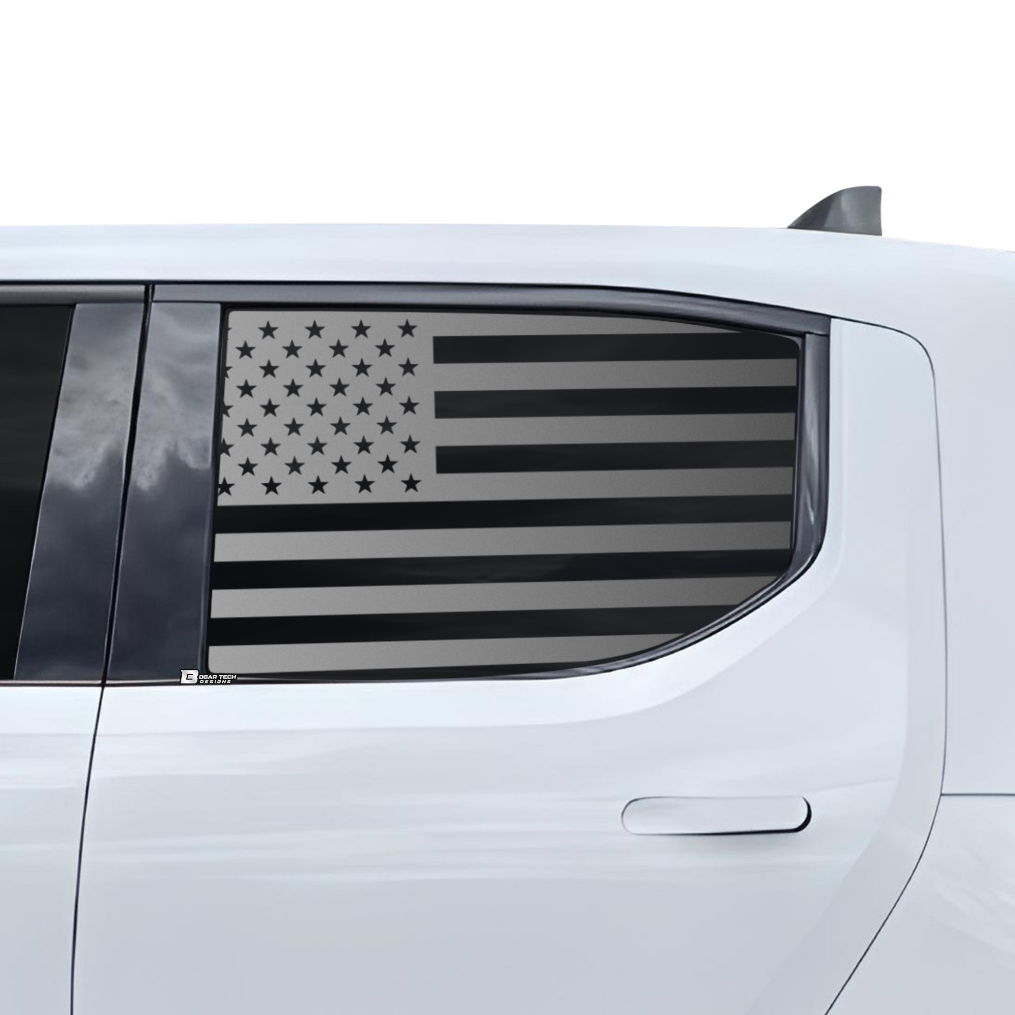 American Flag Side Window Vinyl Decal Stickers Fits Rivian R1T | Bogar ...