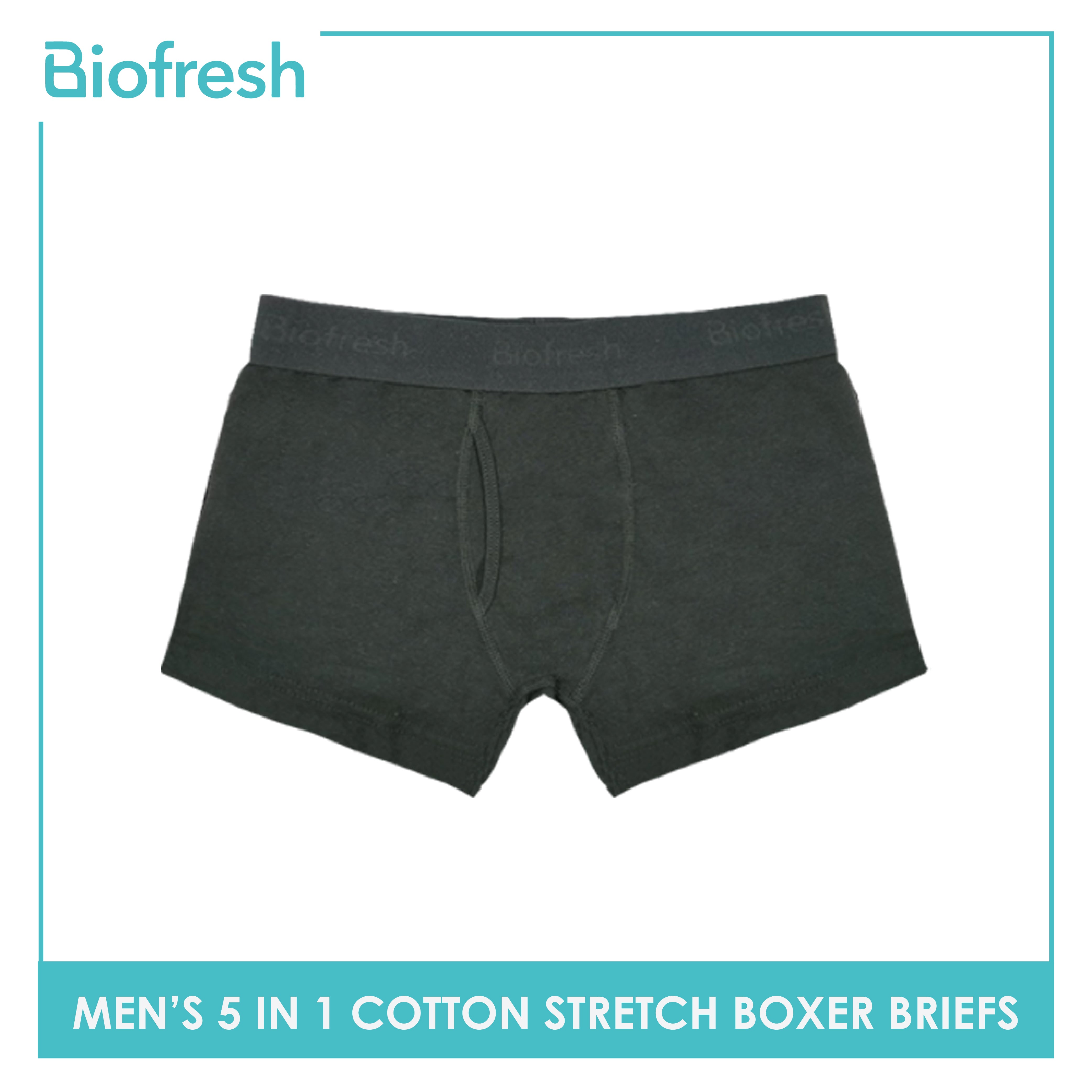 Biofresh 5in1 Men's Boxer Brief Comfort Breathable Underwear OUMBBG1 ...