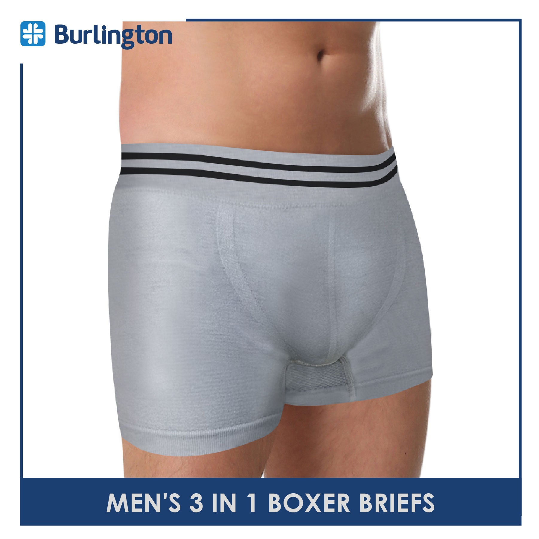 Burlington GTMBBG14 Men's Boxer Brief 3 pieces in a pack – burlingtonph