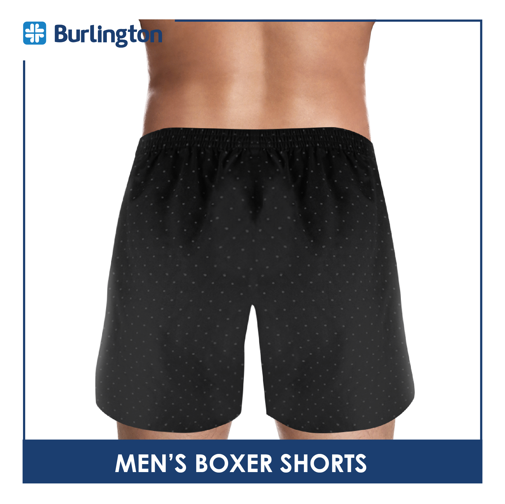 Burlington Men's Woven Boxer Shorts 1 piece GTMBX1301 – burlingtonph
