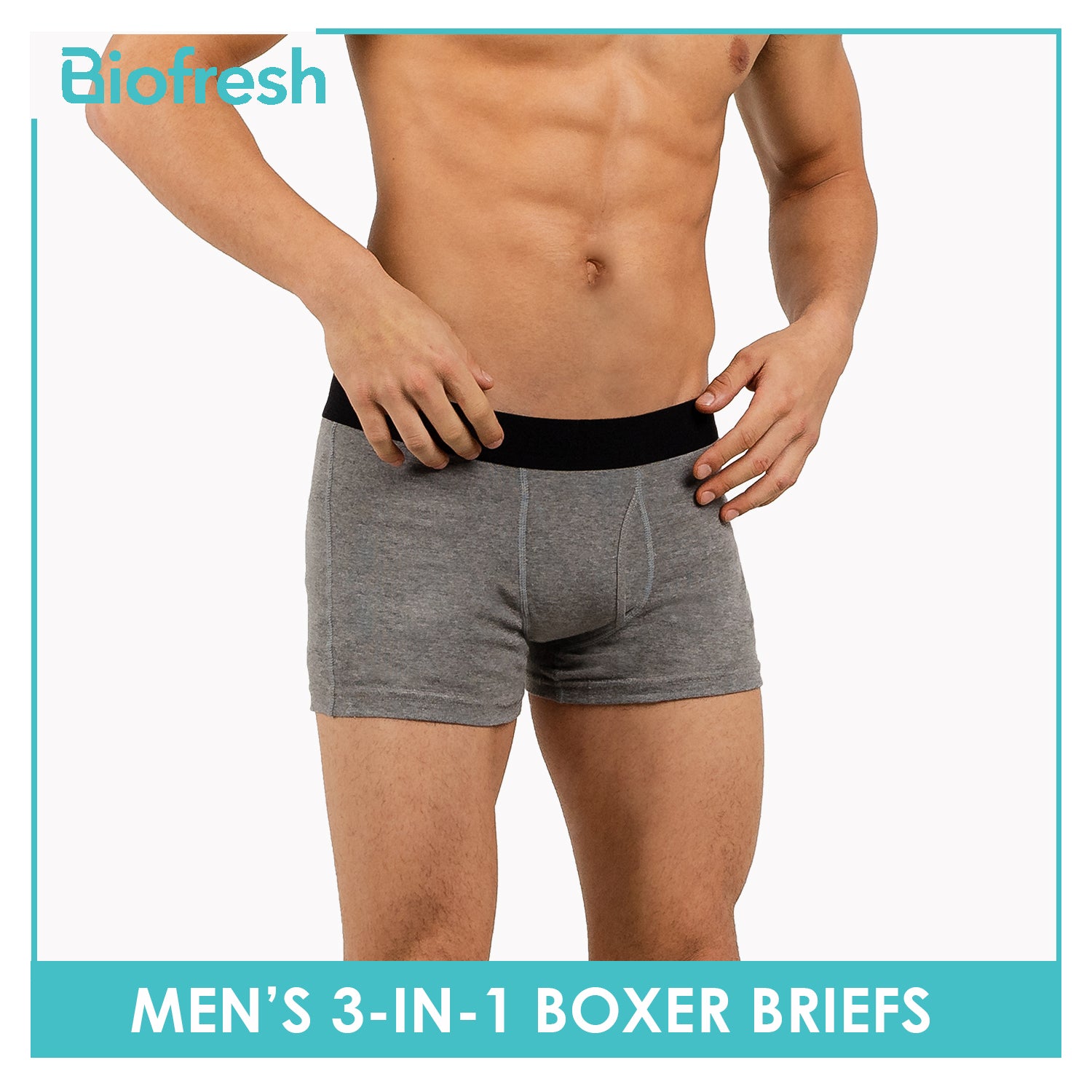 Biofresh UMBBG20 Men's Boxer Brief 3 pcs in a pack – burlingtonph