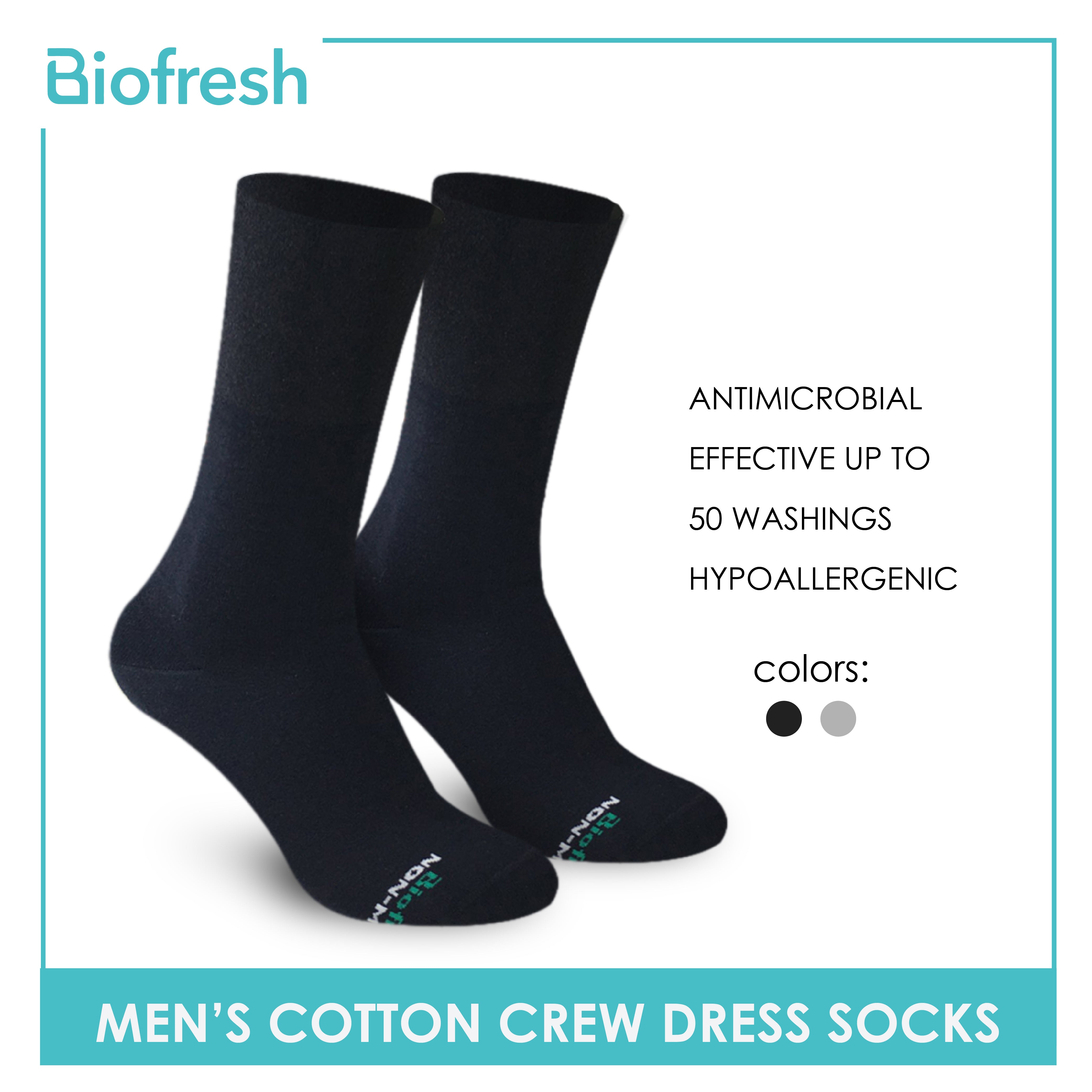 Biofresh RMDK1806 Men's Cotton Crew Dress Socks – burlingtonph