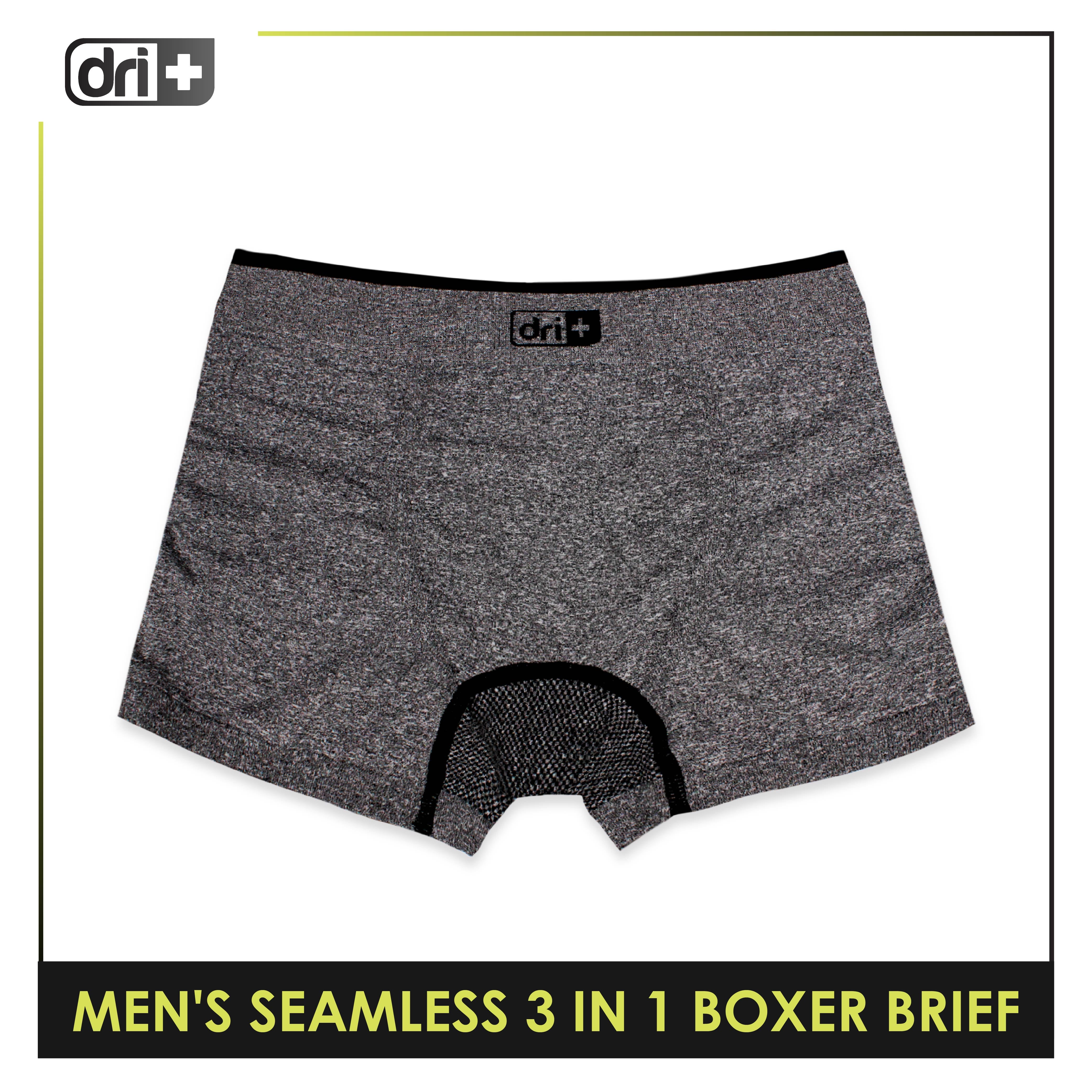 wolf Depressie schaamte Dri Plus Men's Seamless Sports Boxers Brief 3 pieces in a pack ODMBBG1101 –  burlingtonph