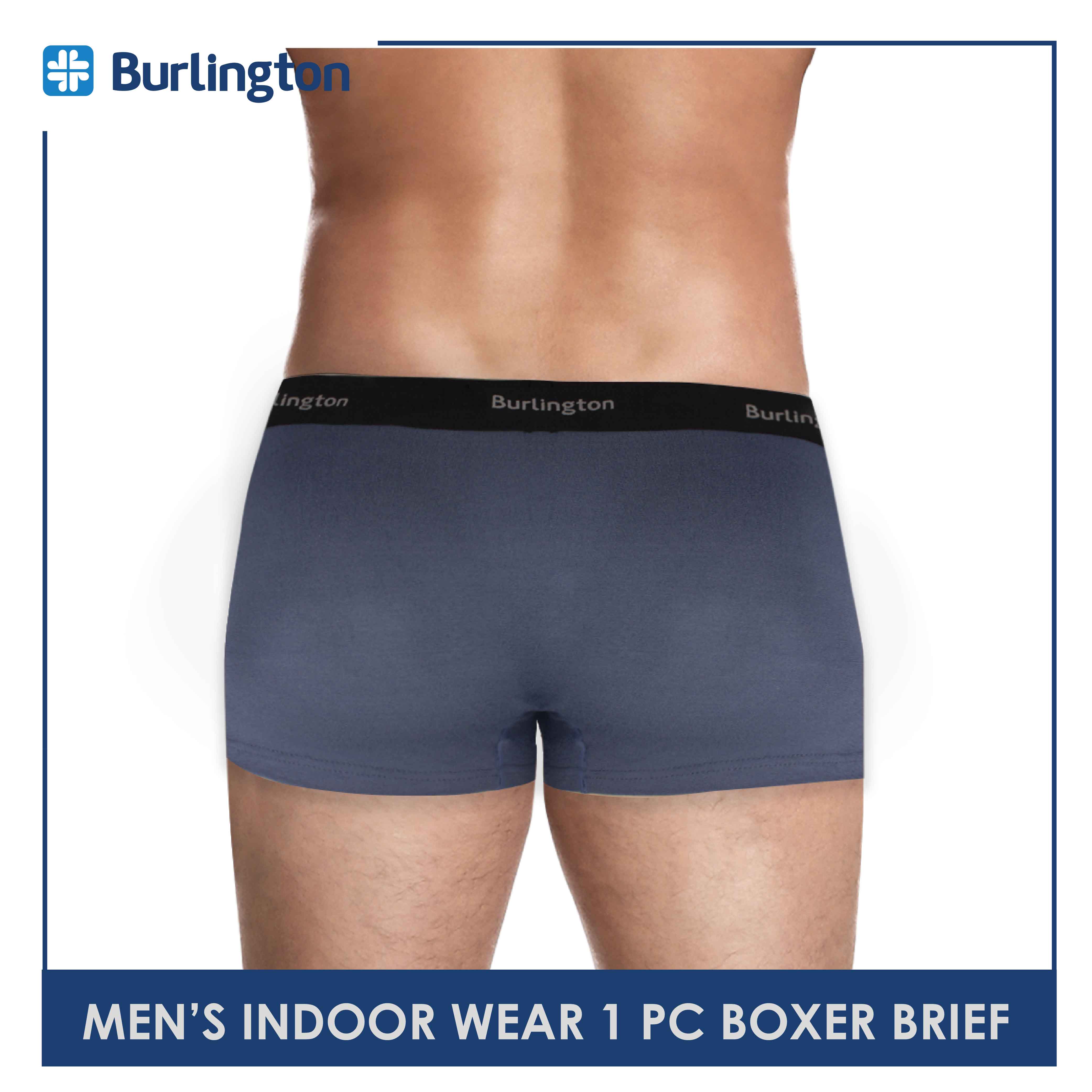 Burlington Men's Boxer Brief Cotton-Rich Underwear 1 Piece OGTMBBC1 ...