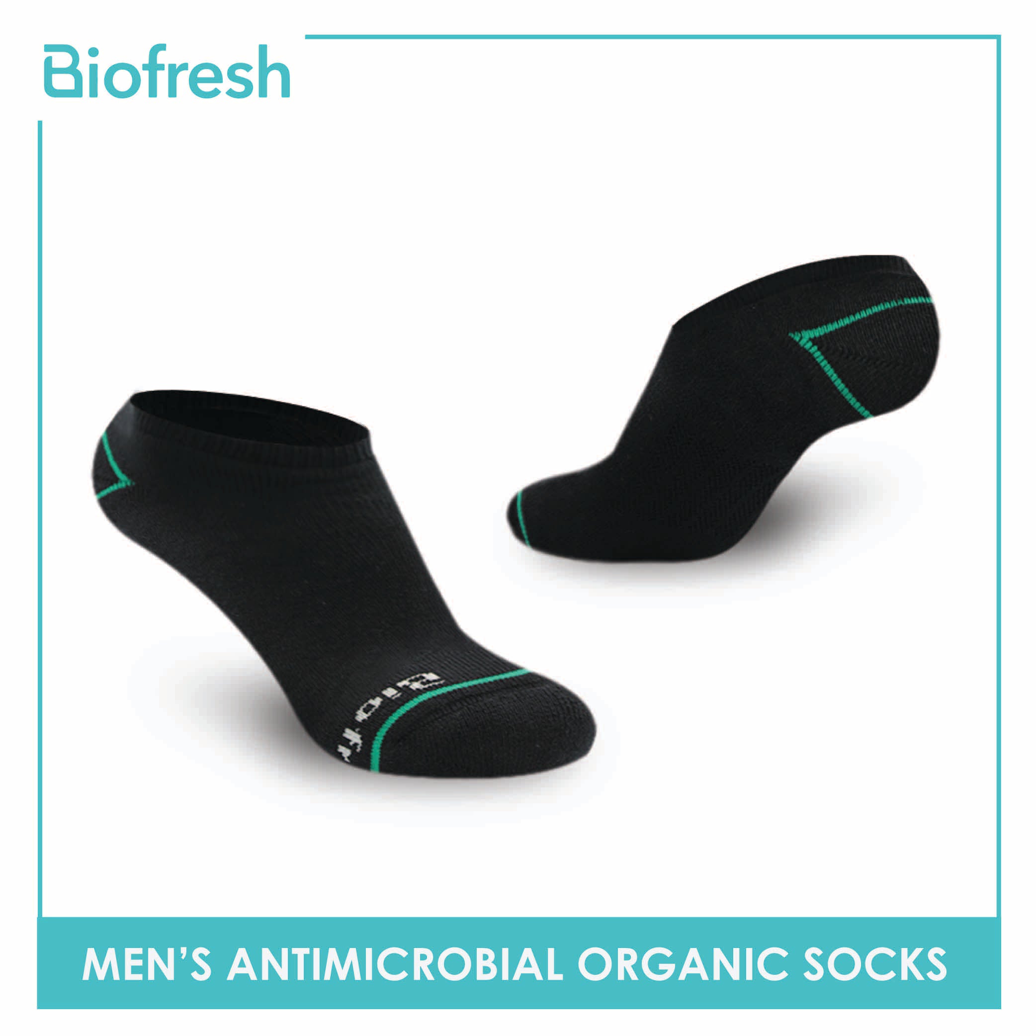 Biofresh Men’s Organic Scent Cotton Low Cut Thick Sports Socks 3 pairs ...