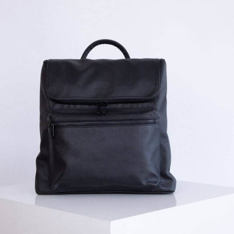 vegan leather high quality backpack smart minimalist