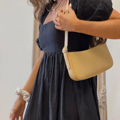 Minimalist Shoulder Bag With Purse