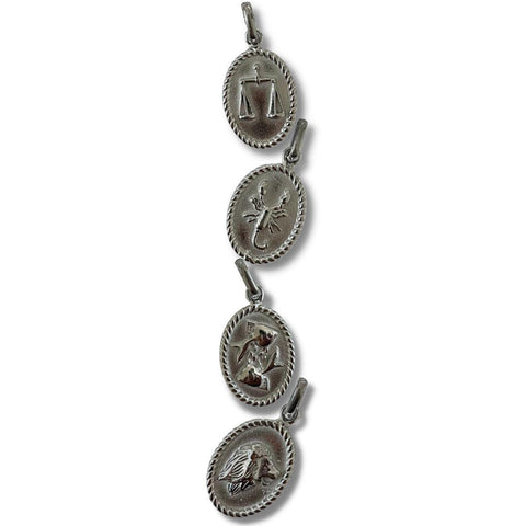 the smart minimalist Silver Zodiac Horoscope Charm Necklace available now