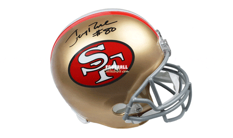 Joe Montana / Jerry Rice Autographed 49ers Mini Throwback Speed Helmet  Beckett - Game Day Legends