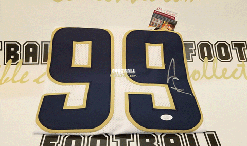 Terrell Lewis Autographed Los Angeles Rams Jersey –