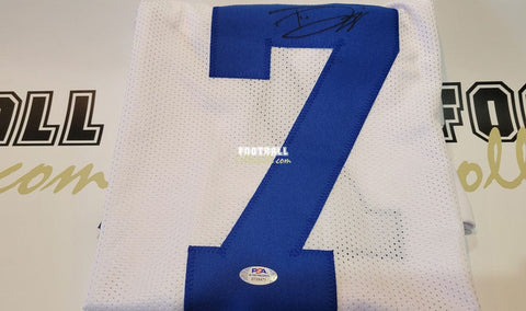 Autographed/Signed Trevon Diggs Dallas Thanksgiving Day Football Jersey JSA  COA at 's Sports Collectibles Store