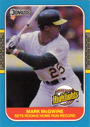 Mark McGwire 1988 Topps Collectors Rookie Card