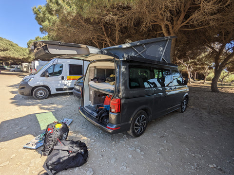 VW California for kitesurfing