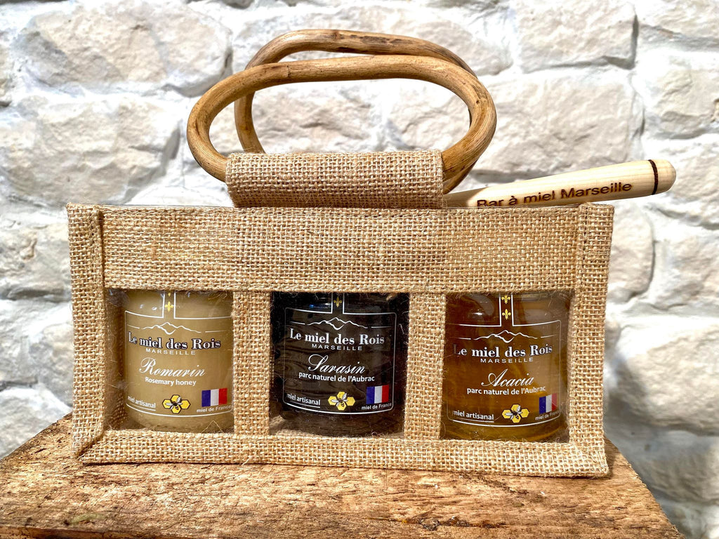 coffret-cadeau-miels-de-camargue-lavande-garrigue-250gpot