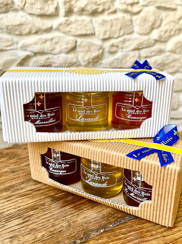 Coffret Cadeau Miels de Printemps (3x250g) – Miel Factory