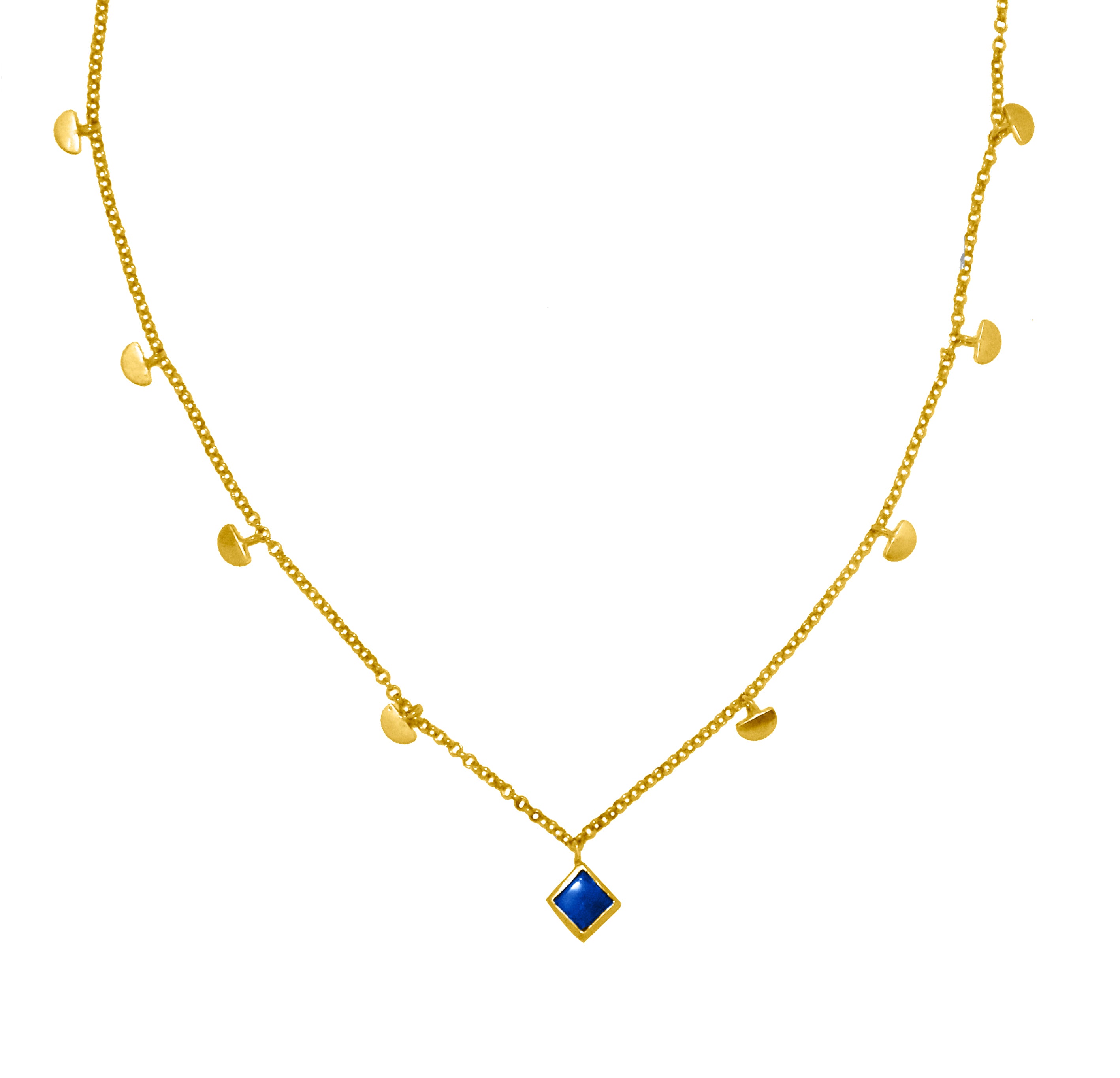 Jewelry Choker Necklace gold silver lapislazuli handmade inca blu chain joias ouro prata colar artesanal gioielli collana oro argento
