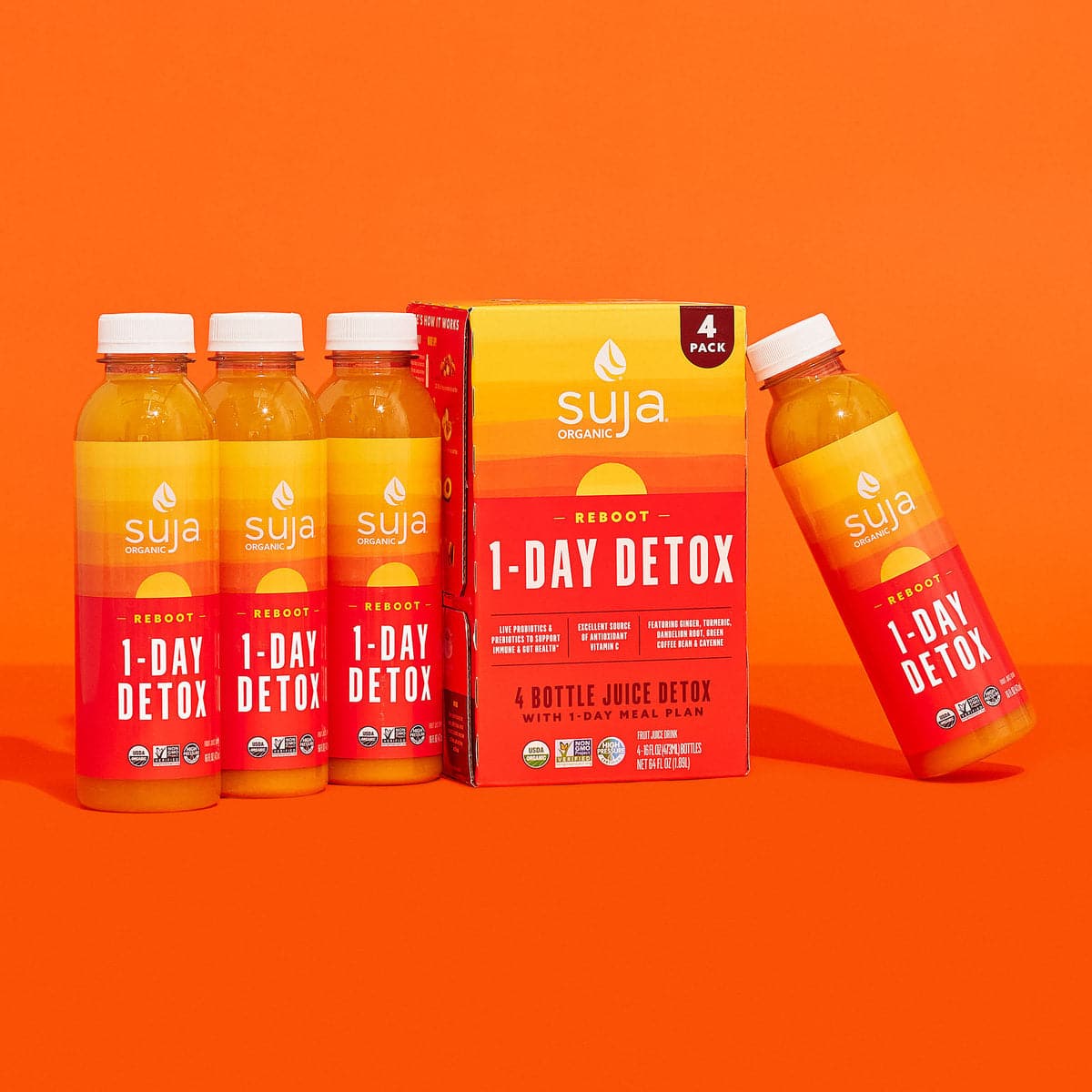 Organic, Cold-Pressed 1-Day Detox Juice Cleanse | Suja Organic