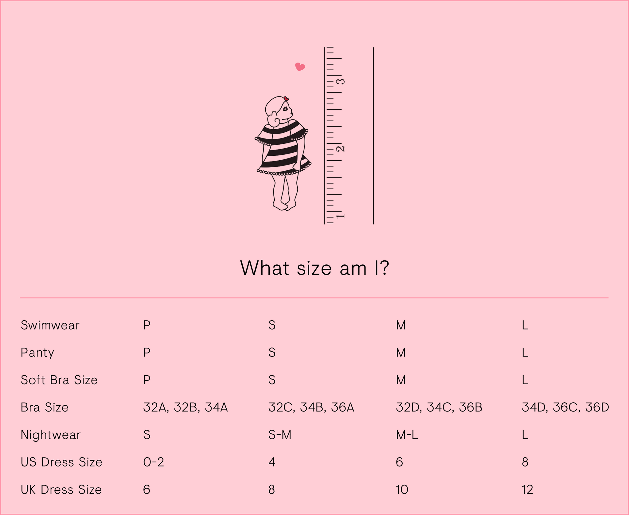Morgan Size Chart