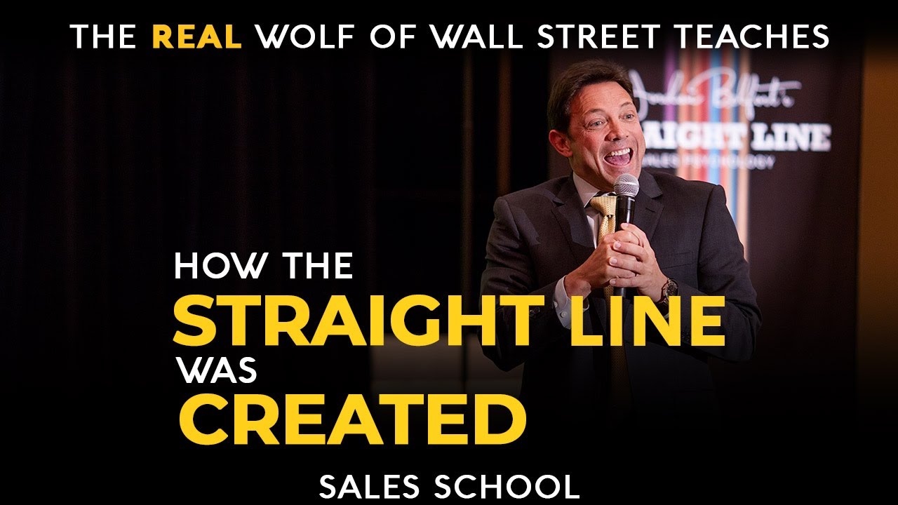 Delegation Rundt om svindler How the Straight Line Was Created | Free Sales Training Program | Sale – Jordan  Belfort