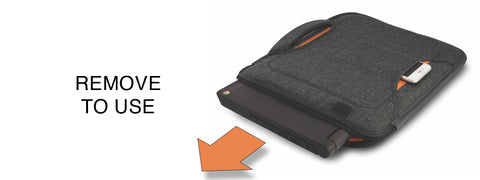 Remove to use laptop cases