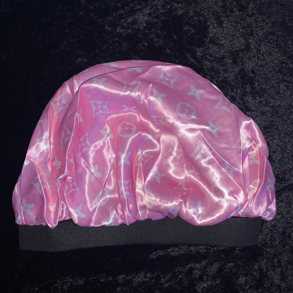 pink louis vuitton bonnet