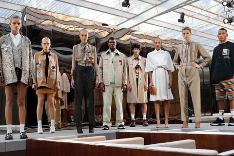 Luxury Burberry catwalk