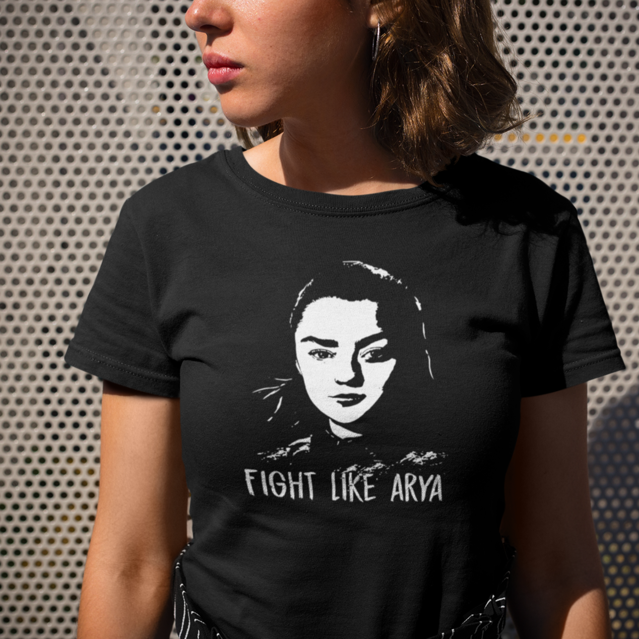 Camiseta Fight Like Arya – Feminista