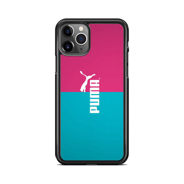 Blue Pink Puma Logo Wallpaper Iphone 11 Pro Max Case Miloscase