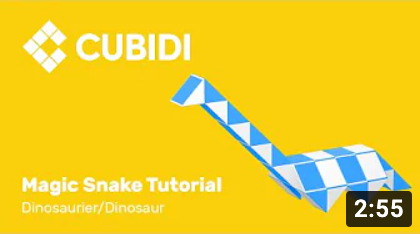 CUBIDI® Magic Snake Cube, Fidget Snake Toy for Switzerland