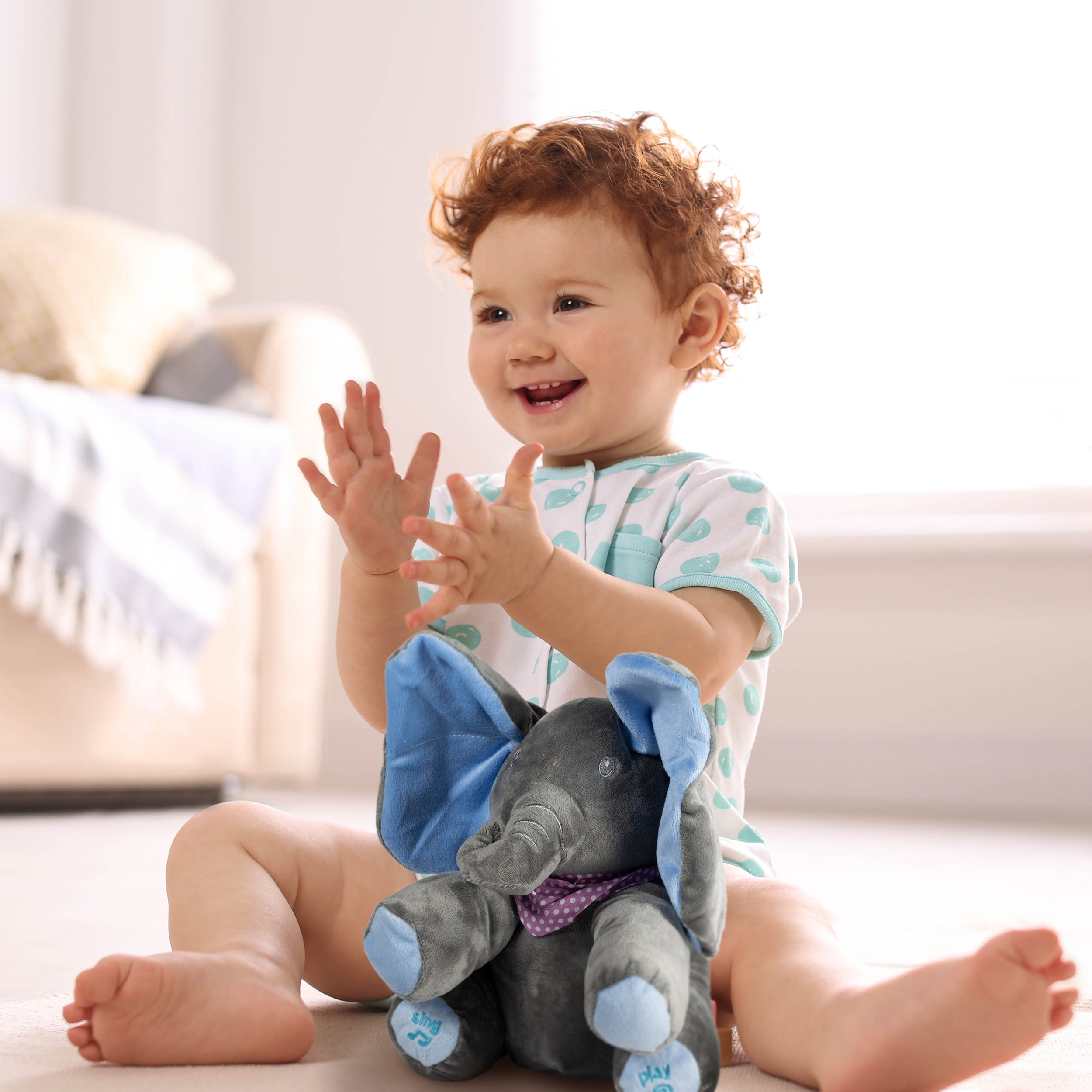 talking baby elephant toy