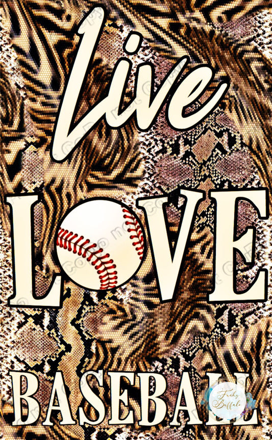 Live Love Baseball Sublimation – Funky Buffalo Designs