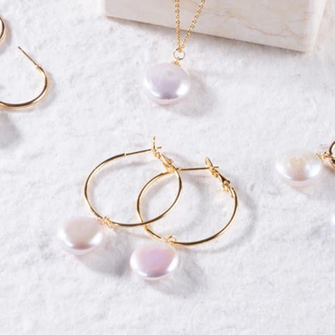 small pearl earrings by Jade Moon Co