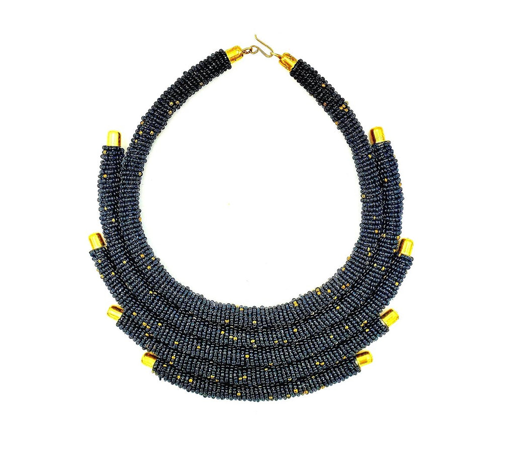 Shanga Gold-Black Body Jewelry – Nubian Radiance Gifts