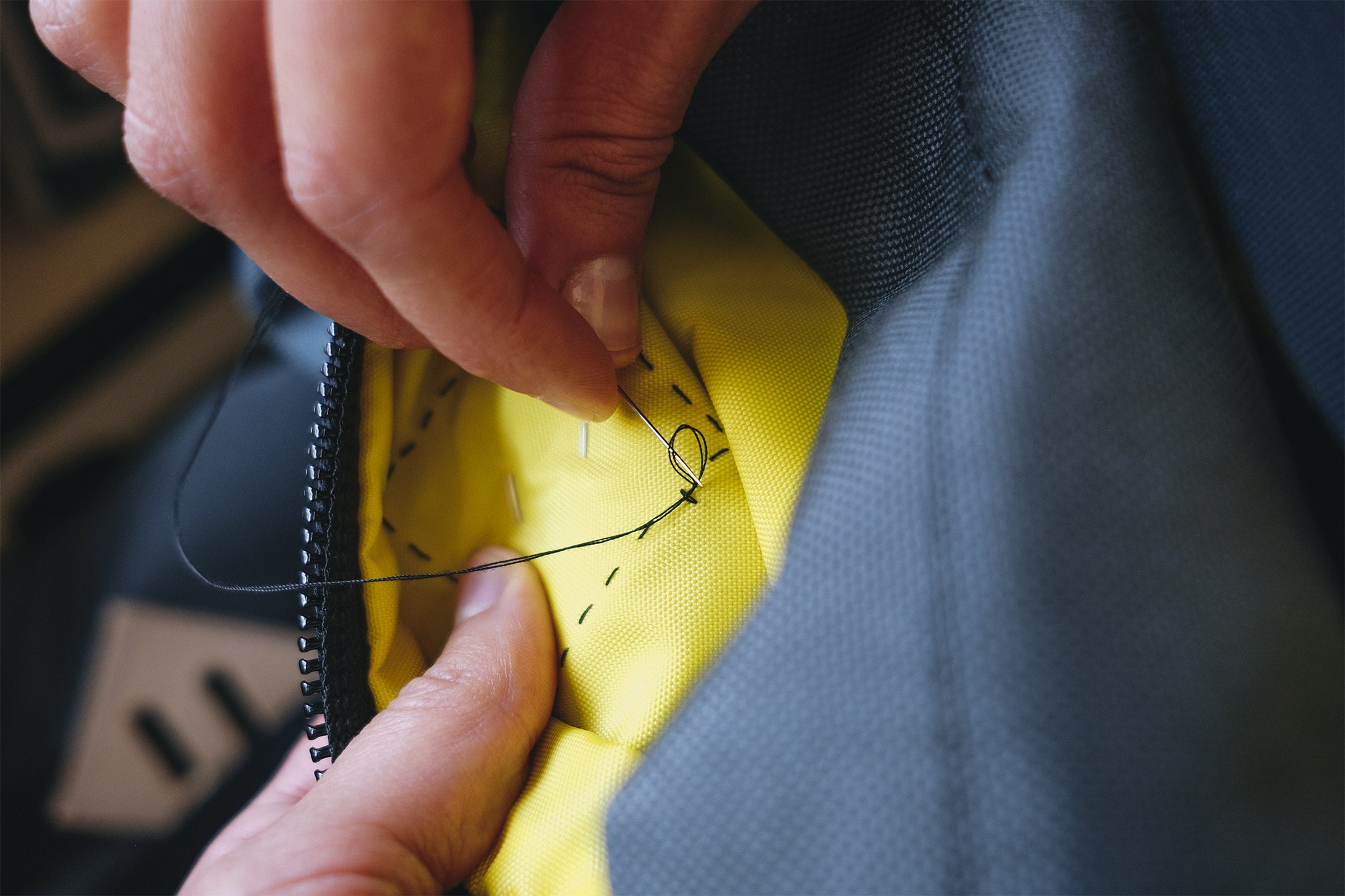 How to sew a patch onto your bag – Goodordering