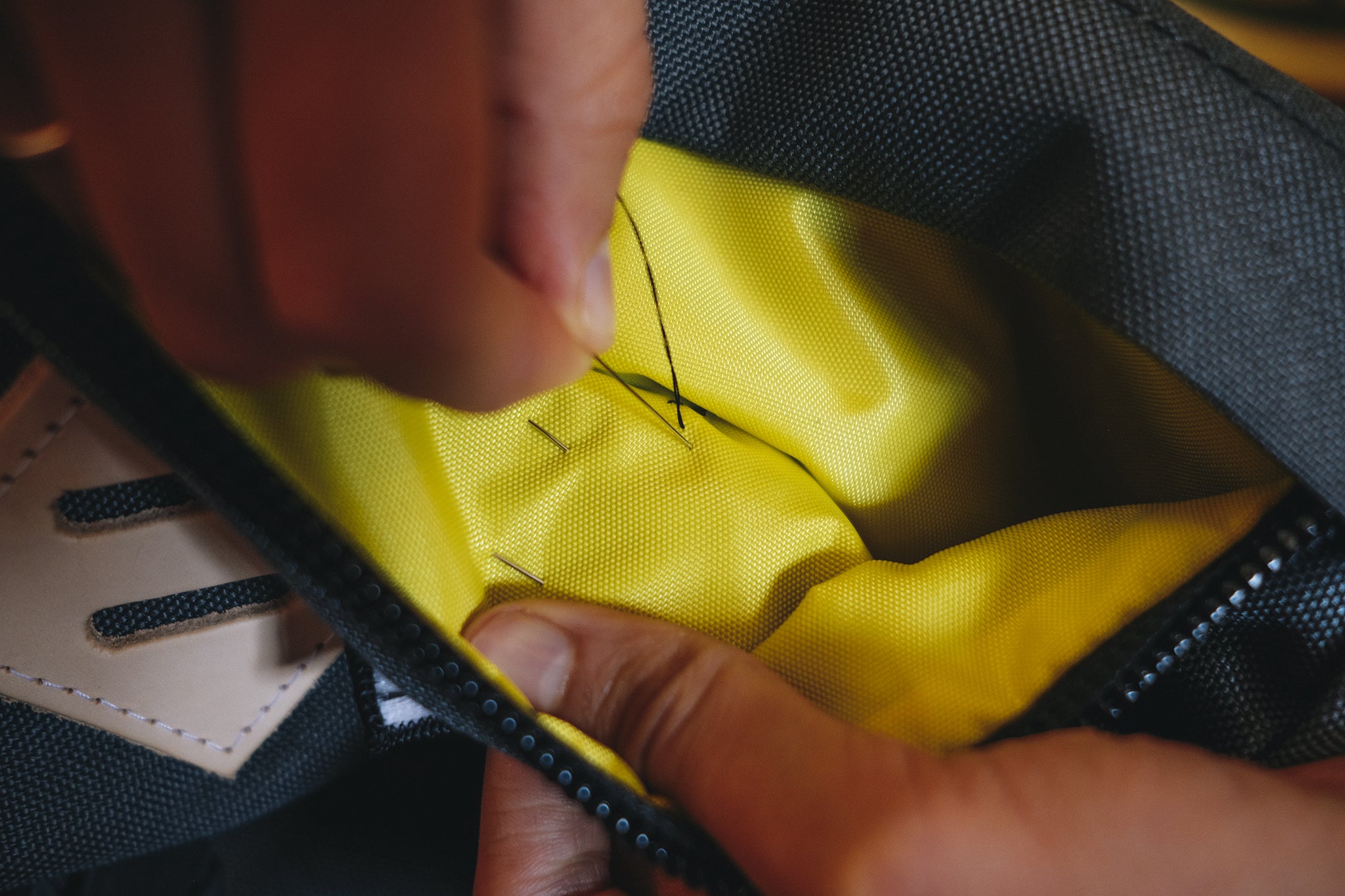 How to sew a patch onto your bag – Goodordering