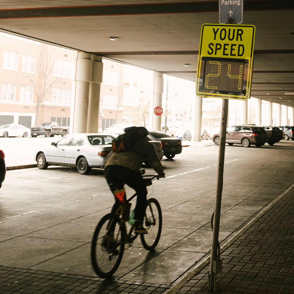 Biking fast