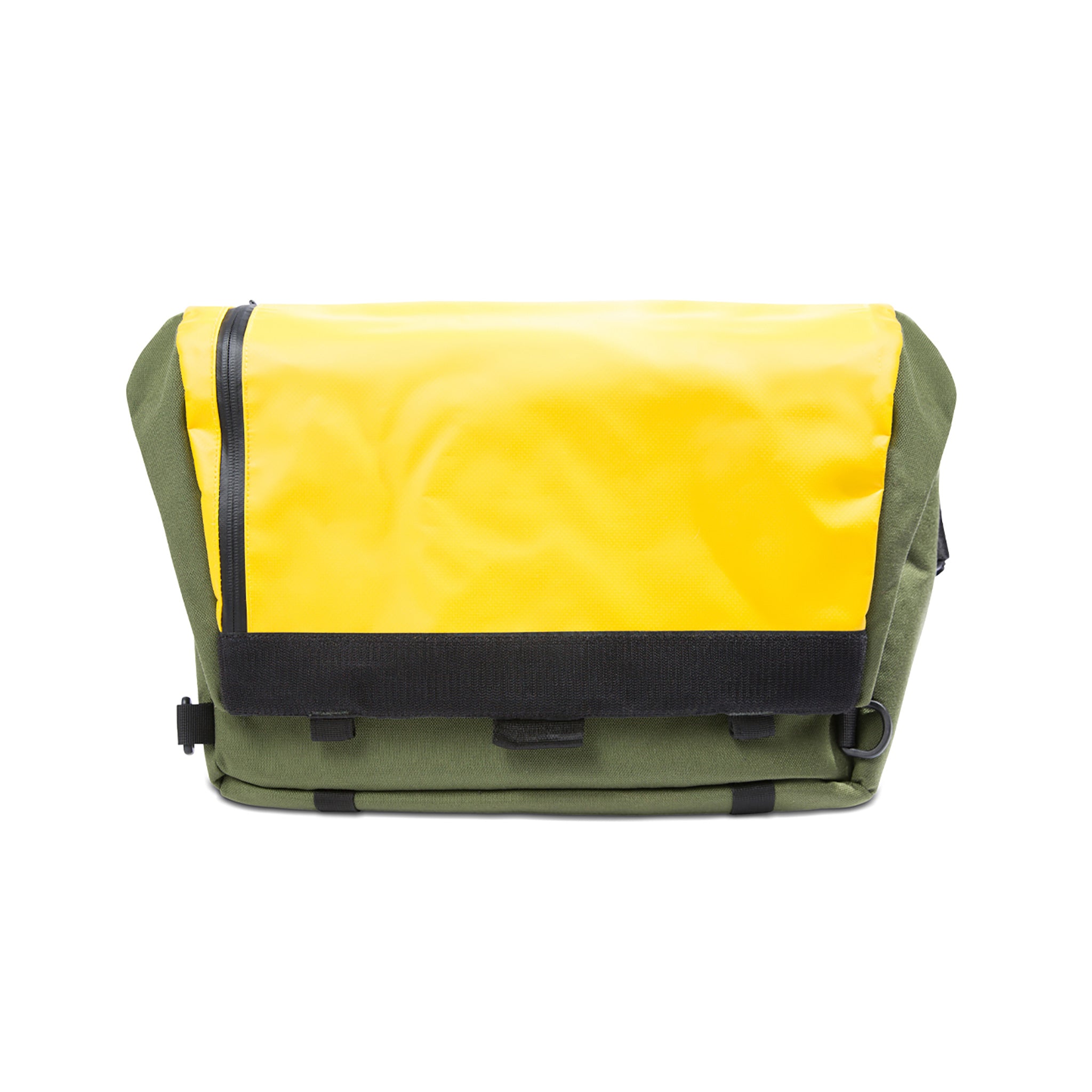 yellow messenger bag